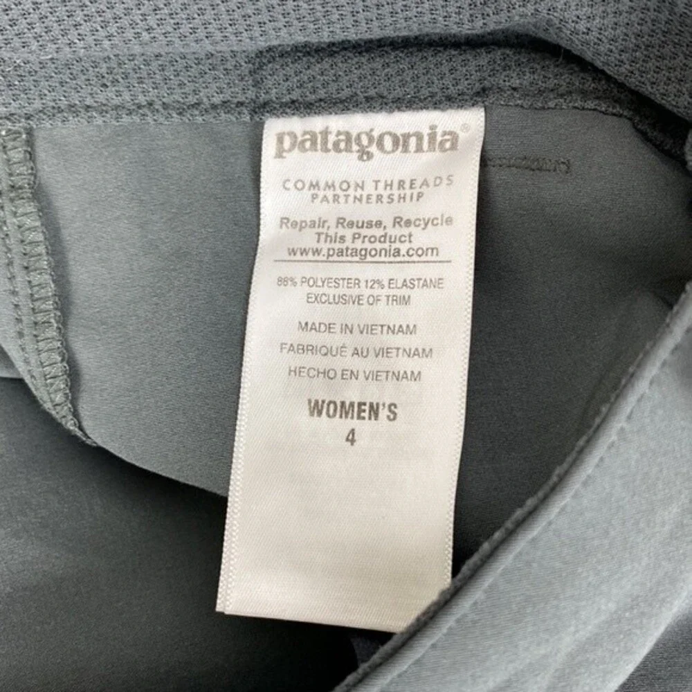 Patagonia Women's Gray Cargo Utility Outdoor Trouser Pants 4 - Picture 8 of 10